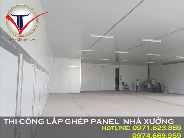 Thi công Panel lắp ghép nhà xưởng